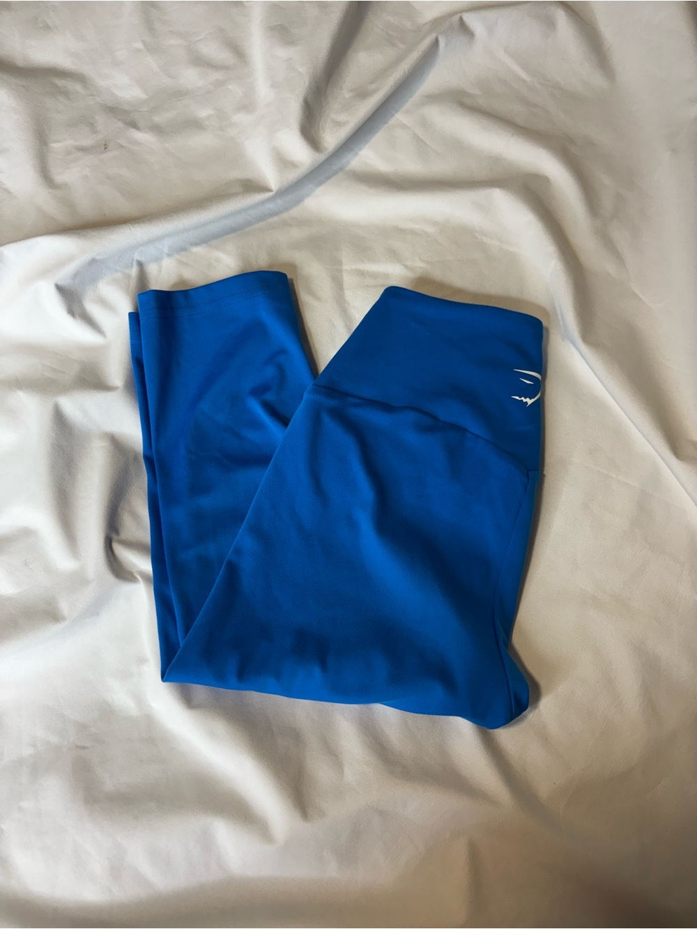 Gymshark Training Cropped Leggings in Sprint Blue